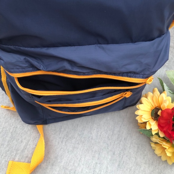 NWOT - Navy & Golden Yellow Lightweight Backpack main image 8
